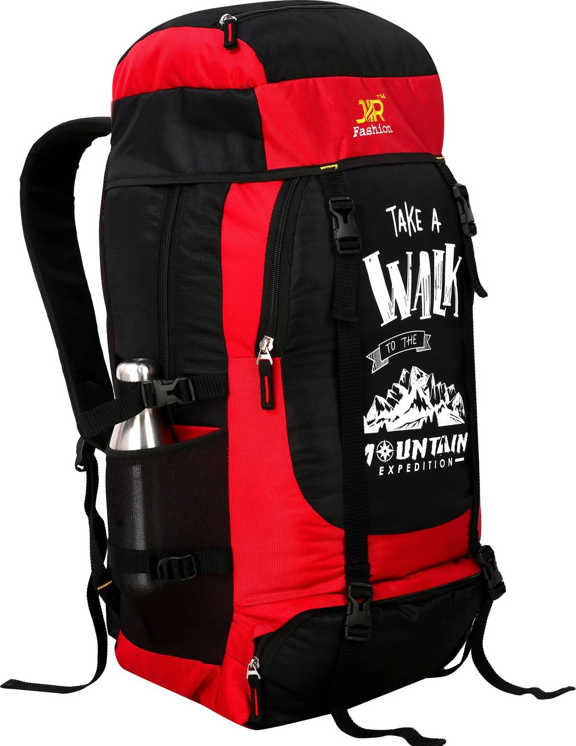 jettik for men travel tourist bag backpack for hiking trekking camping Rucksack-60LGrey 60 L Laptop Backpack