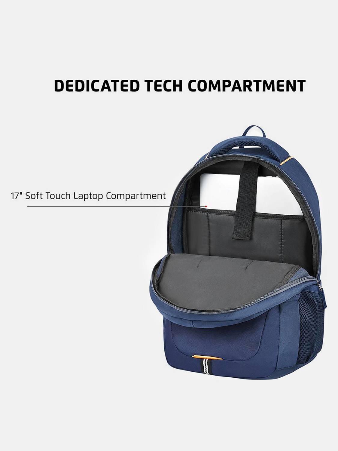 SAFARI ASHPER 30L Blue Laptop Backpack - Image 4