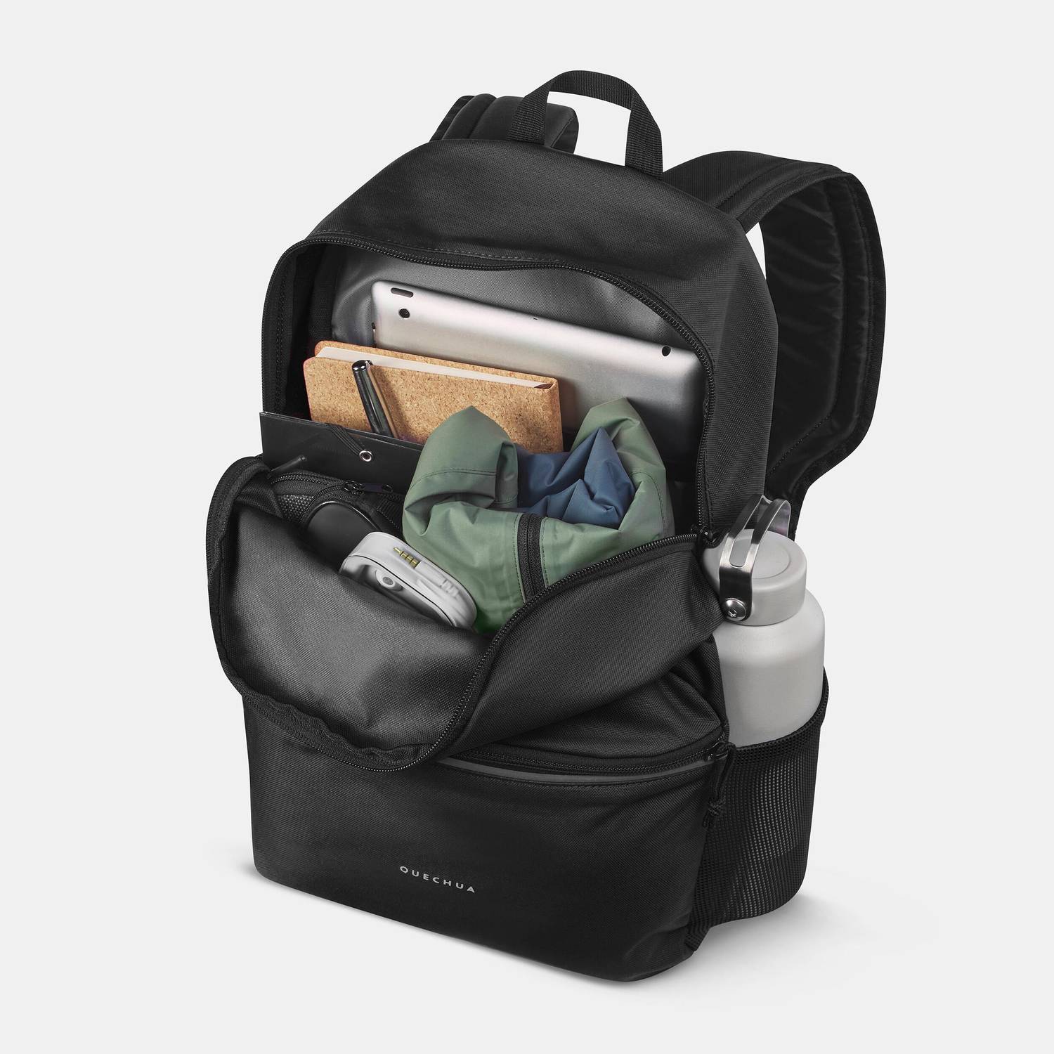 QUEACHUA NH ESCAPE 100 17L Black Backpack - Image 4