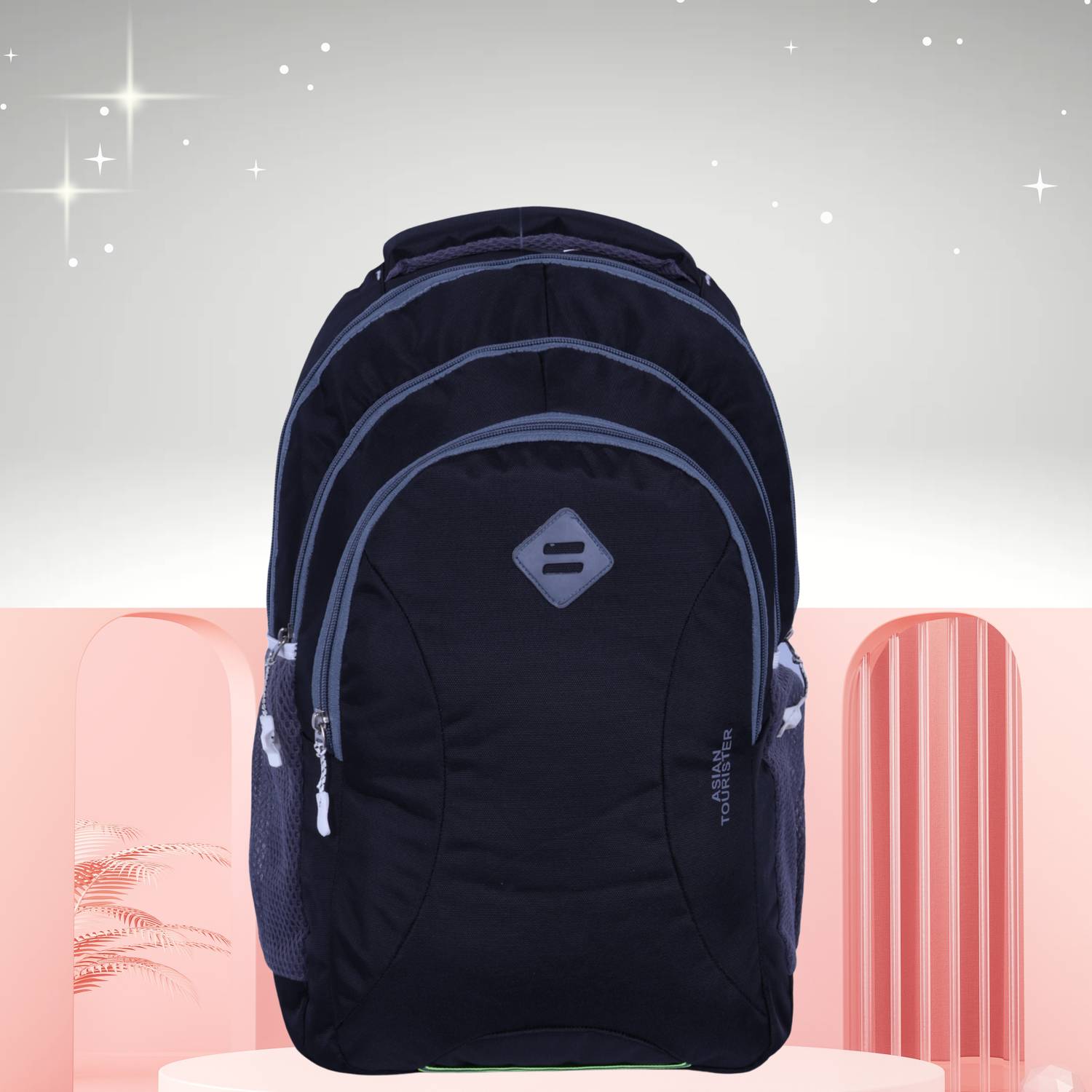 ATB Unisex School & College Backpack with Rain Cover | Water-Resistant 55 L Backpack