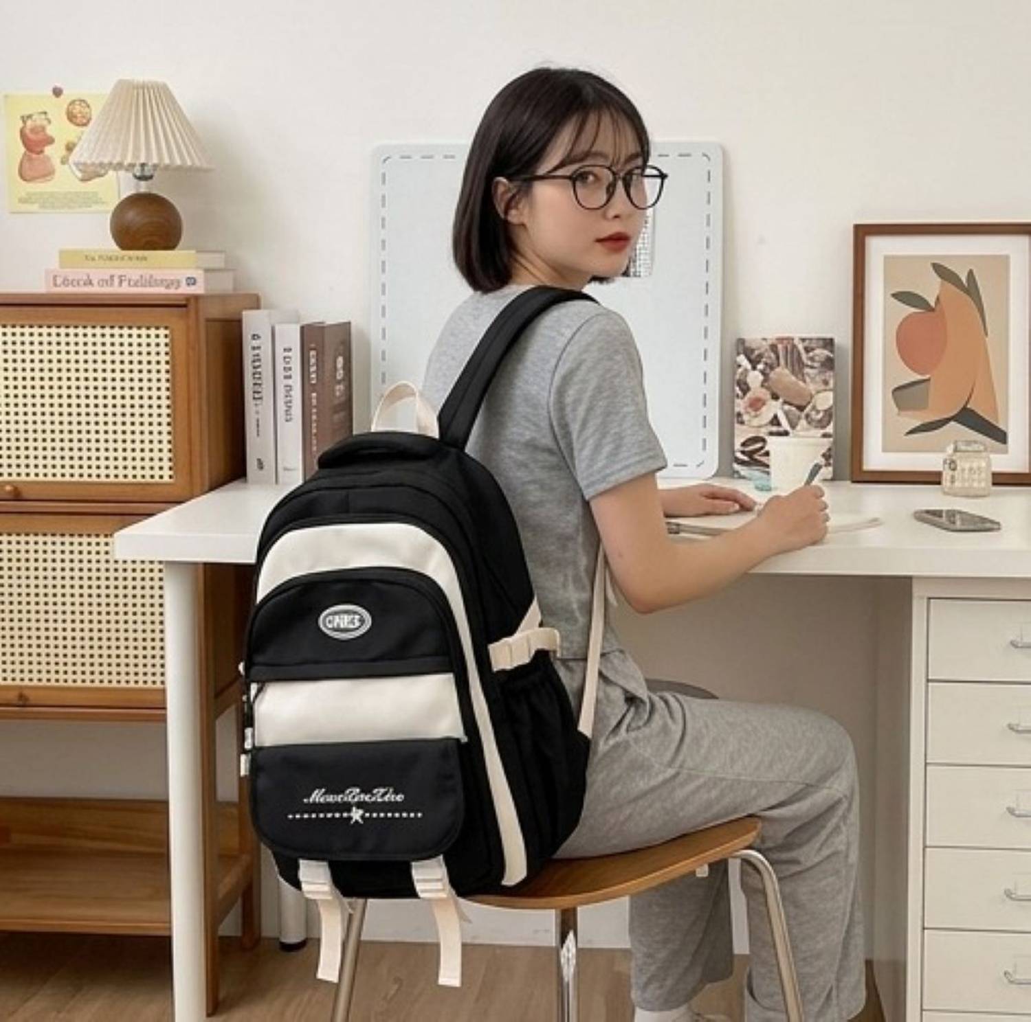 arisen Unisex Korean Style Laptop Backpack 40L Trolley - Image 3
