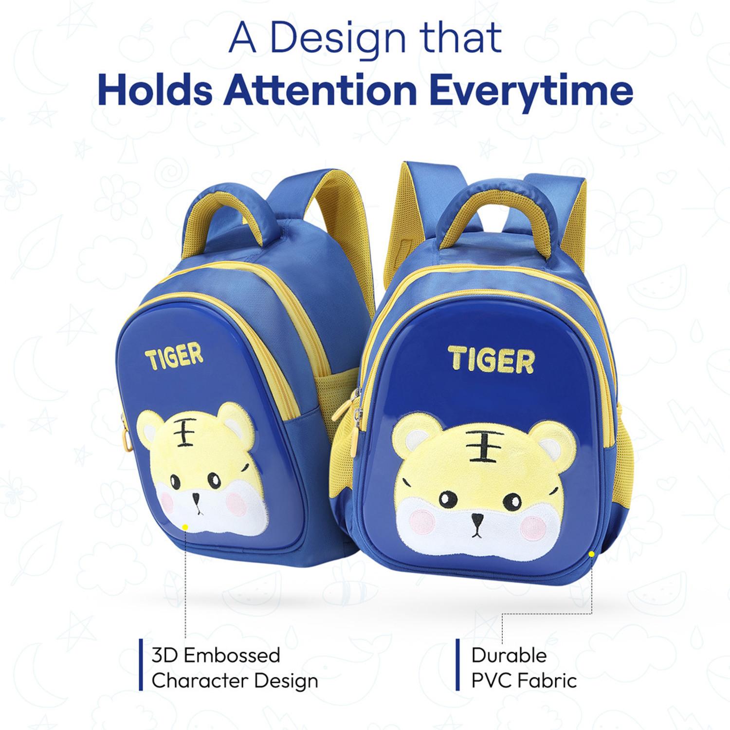 Image of Priority 14 inch Tiger Design School 16 L Backpack