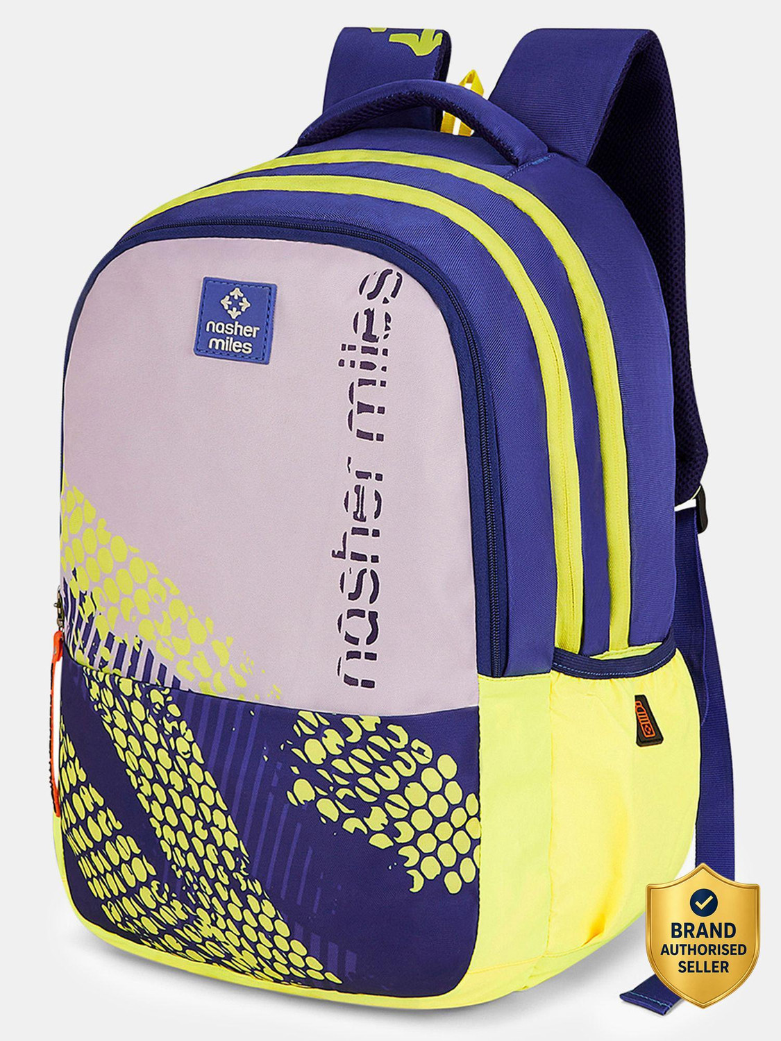 Image of NASHER MILES Kinetics | 3 Compartments | Rain Cover | Casual | College | School 45 L Laptop Backpack
