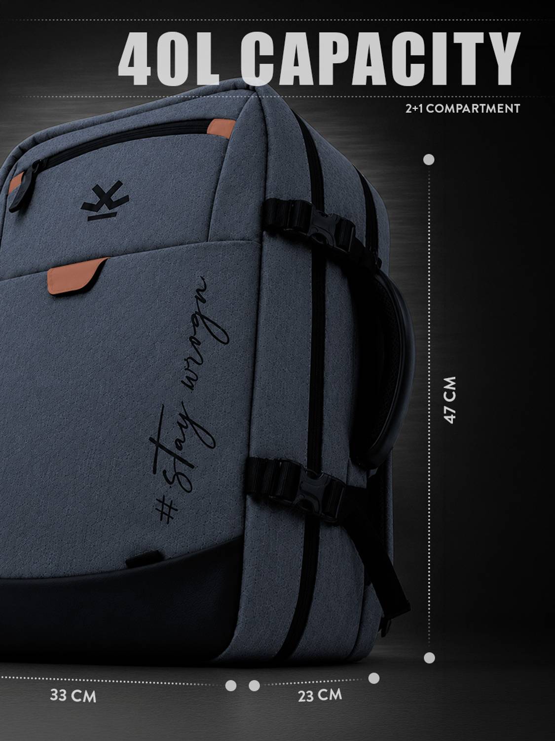 WROGN Weekender Anti-Theft Laptop Backpack 17 Inch - Image 2