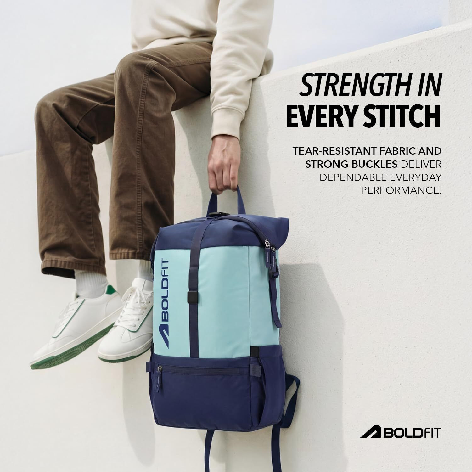 Image of BOLDFIT Roll Top - Expandable with Laptop sleeve 45 L Laptop Backpack