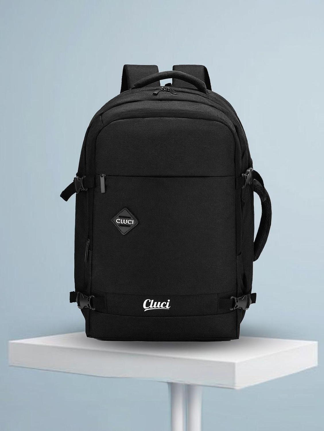 Image of Cluci Luxur Overnighter Expandable Anti Theft feature business /Travel /luggage backpack 45 L Laptop Backpack