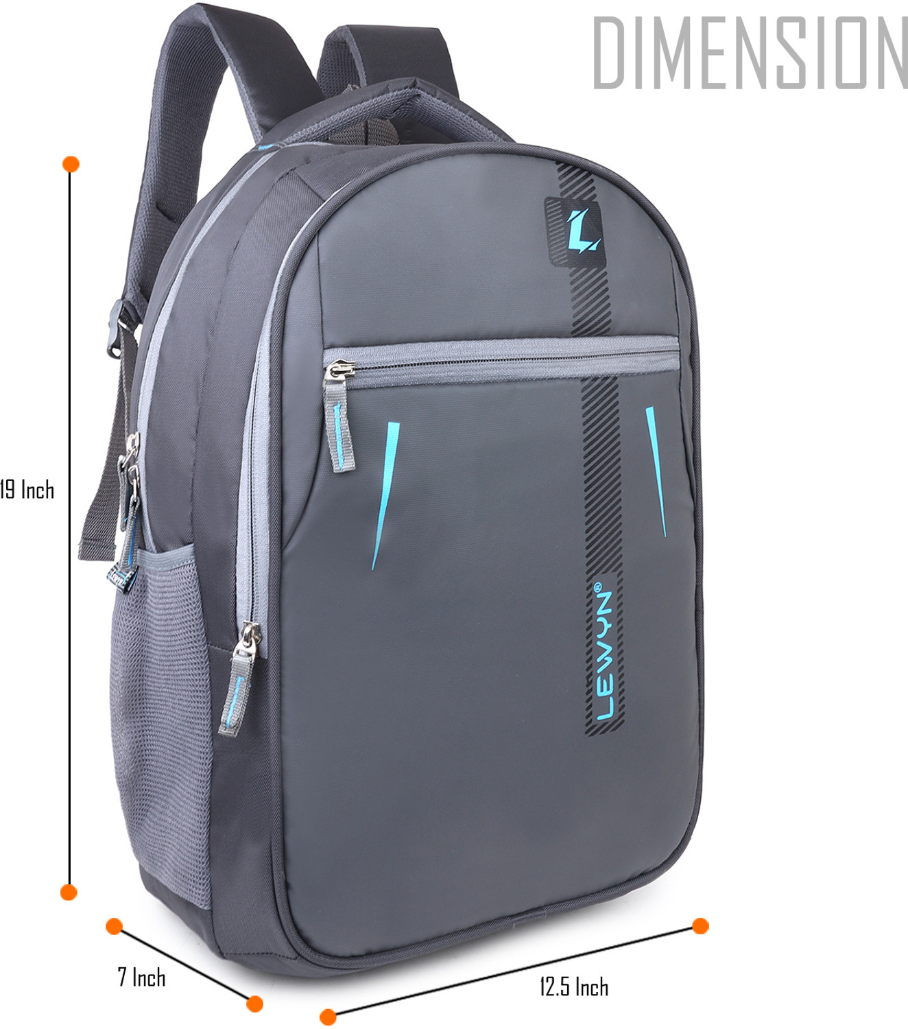 Image of LEWYN Premium Quality Collage /Office Casual Bag Waterproof With Rain Cover 40 L Laptop Backpack