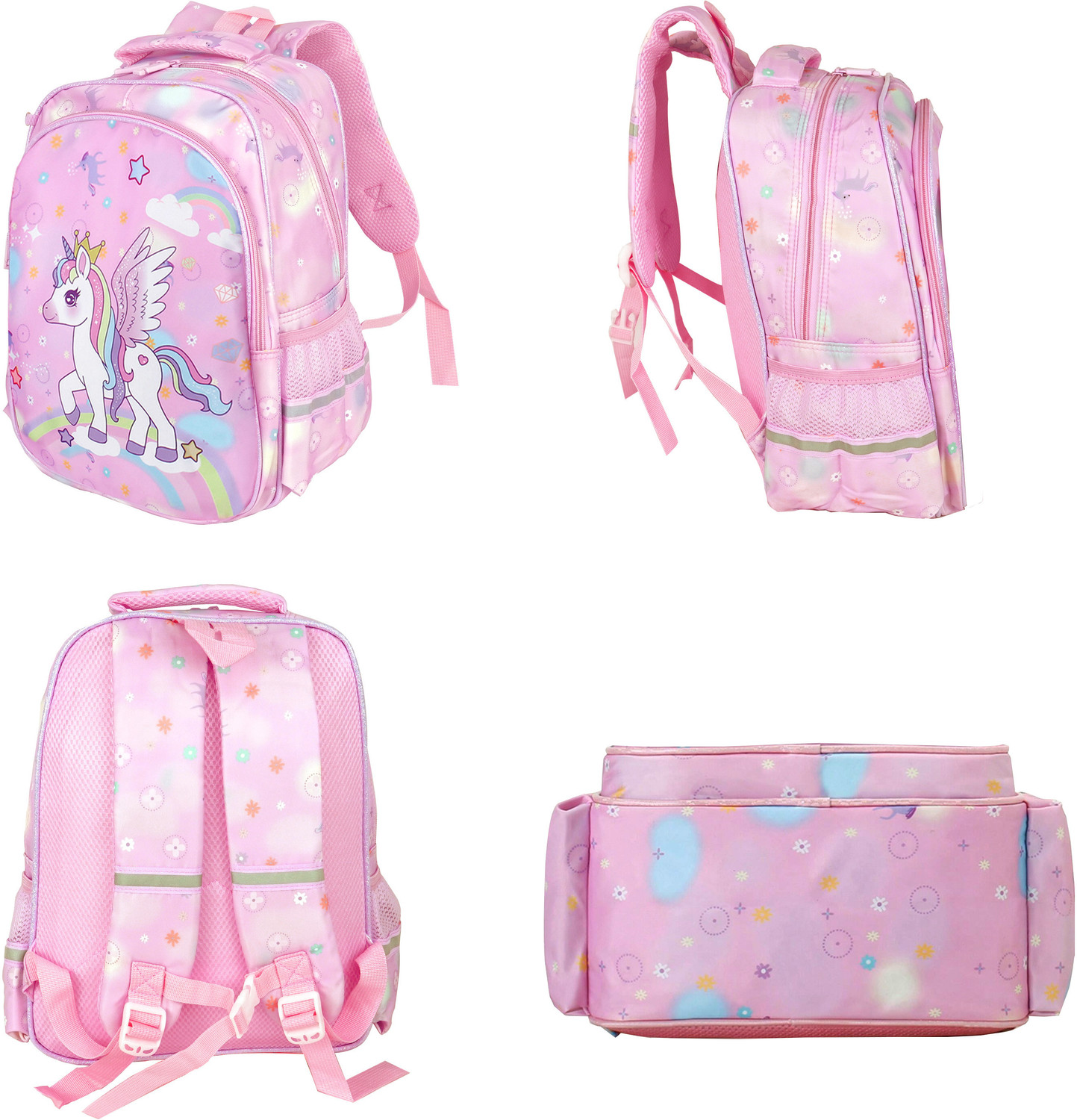 Image of STORITE Unicorn School Bag for Kids Girls Stylish Durable Water-Resistant Backpack 10 L Backpack