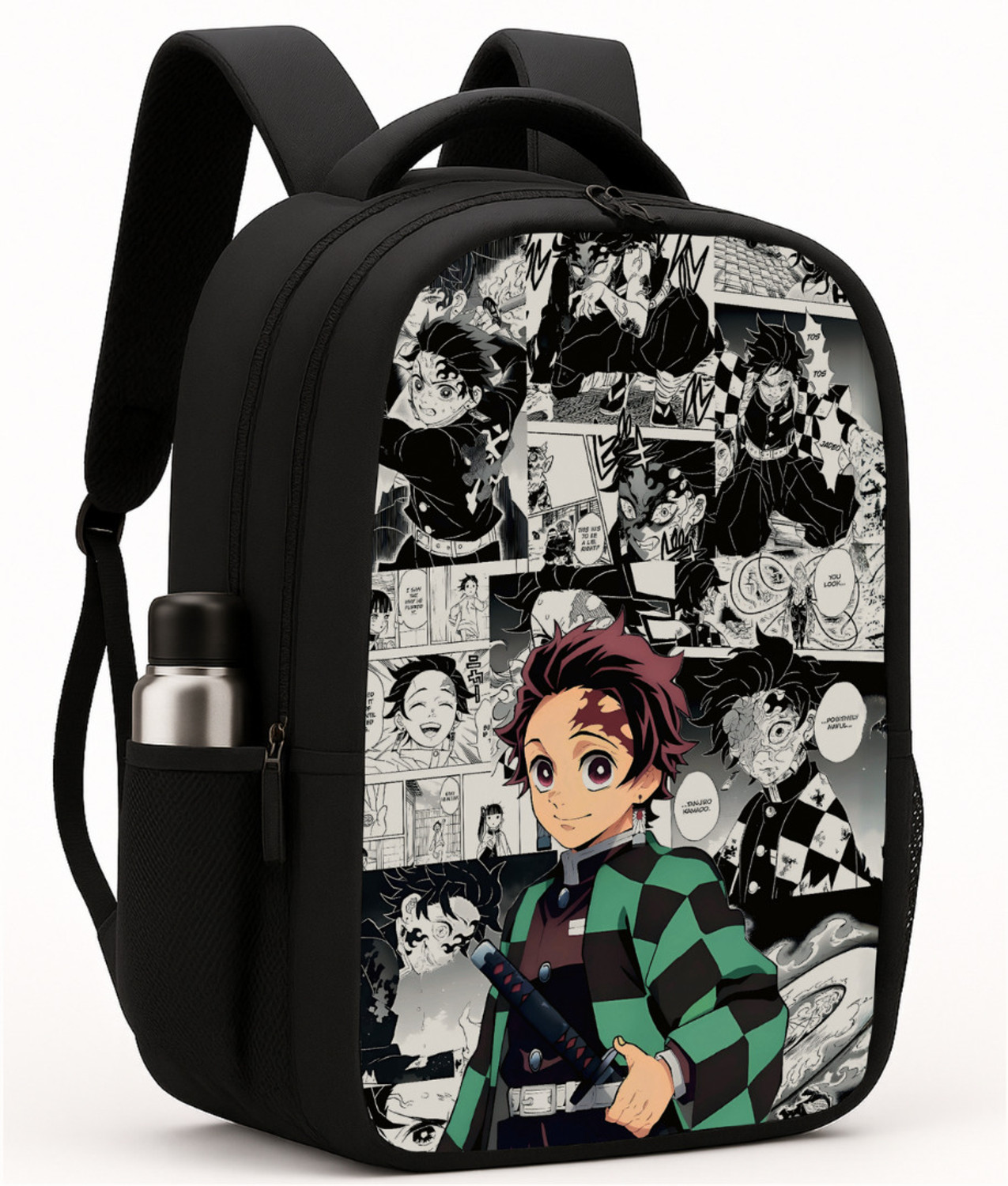 Image of Bagbros Demon Slayer Tanjiro Backpack | Waterproof Anime School, College Backpack 35L 35 L Backpack