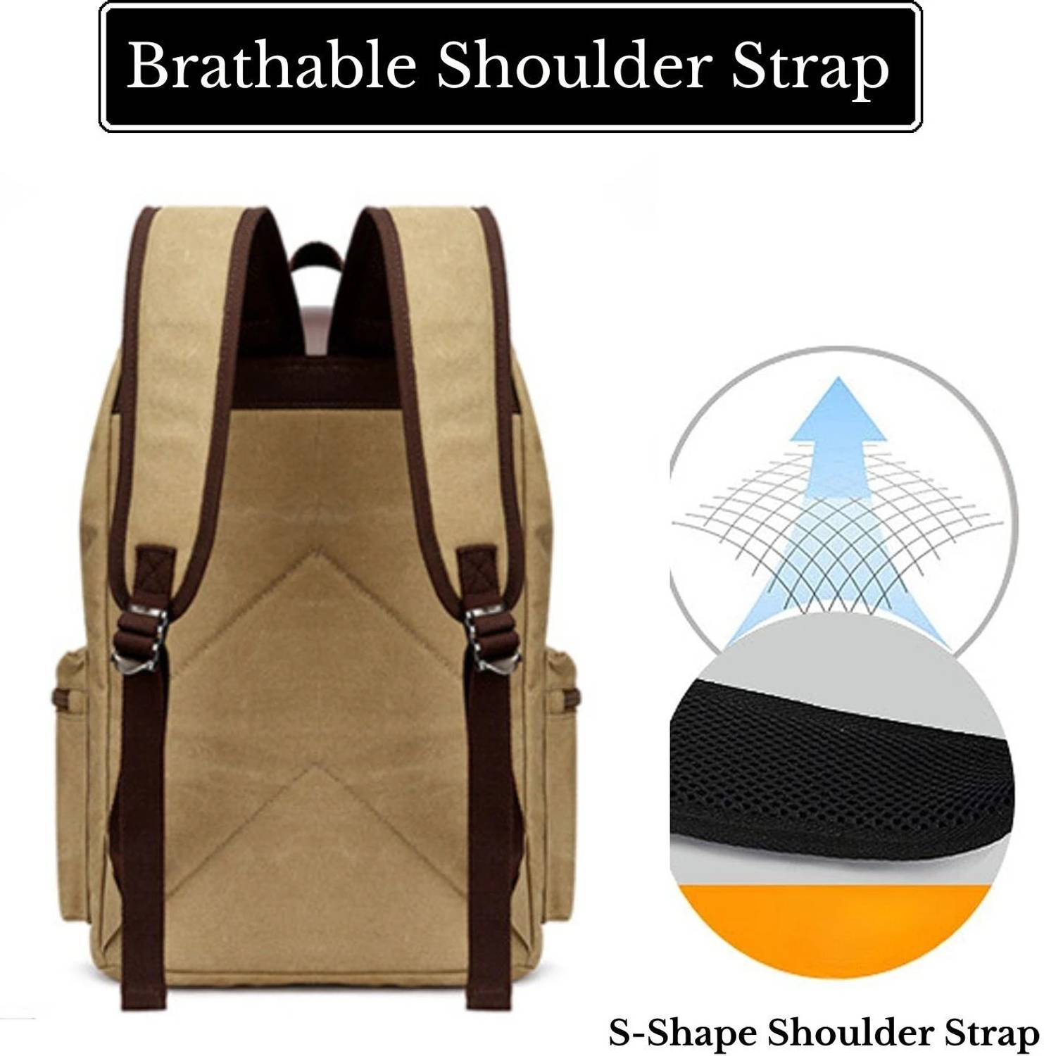 KILLER 28L Canvas Travel Daypack - Image 2
