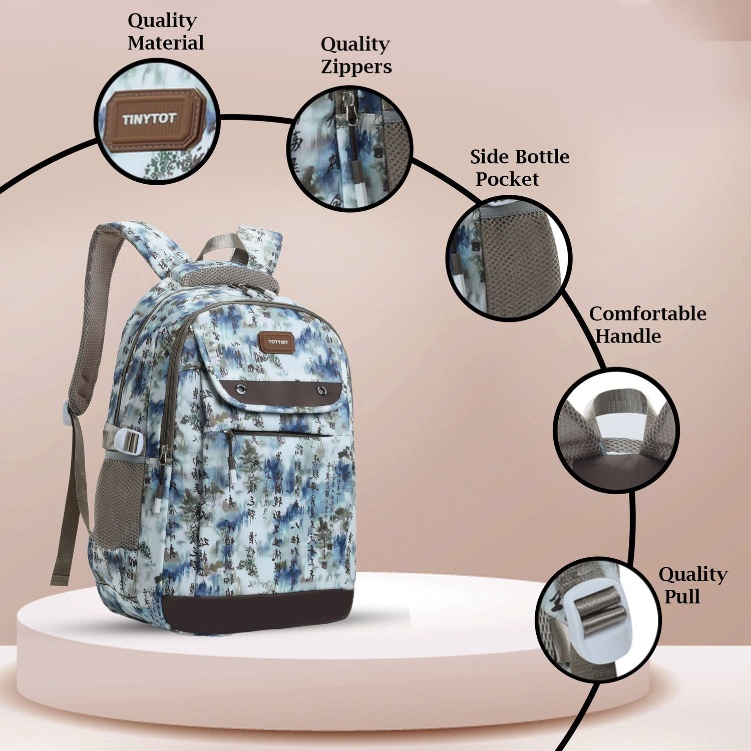 Image of Tinytot SB229 02L Unisex Office /College /Business Bag Upto 17 Inch Laptop Backpack 30 L Laptop Backpack