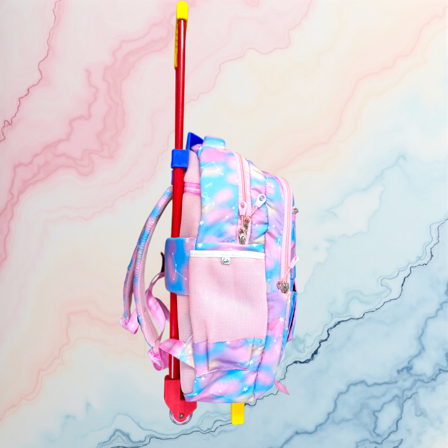 Image of Genio BARBLE School Kids Trolly Bag - 18 In- Queen UNIQ RAINBOW Waterproof (40 L ) Waterproof Trolley
