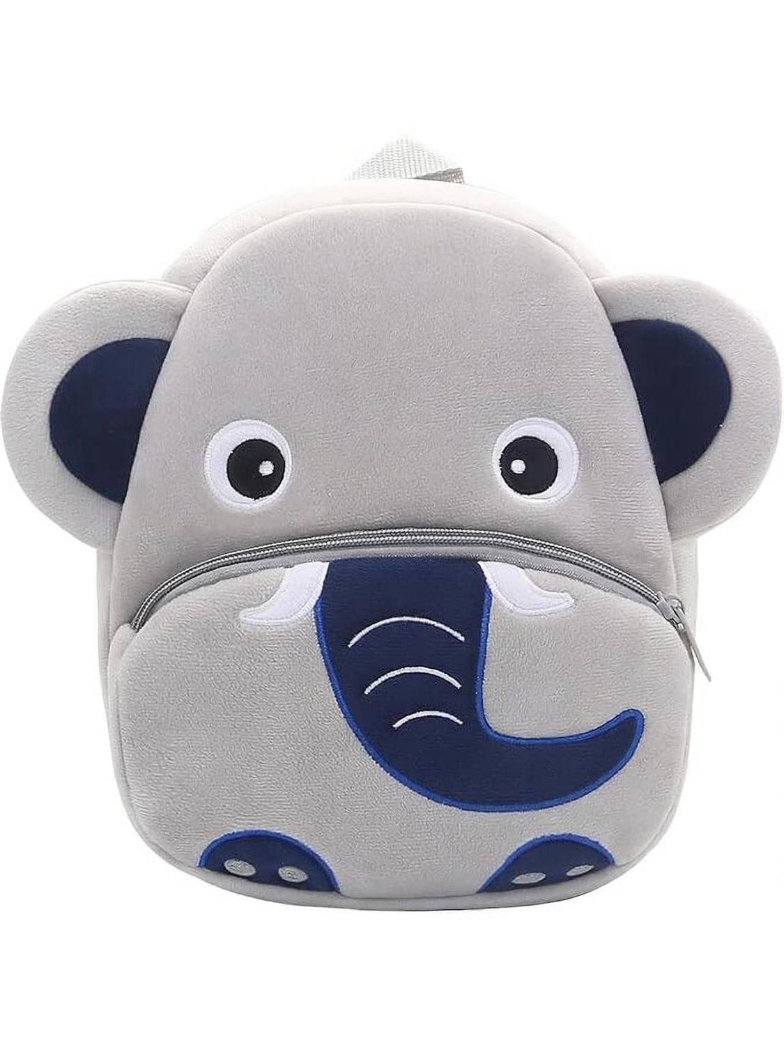 HappyChild Toddler Bag Plush Animal Cartoon Mini Bag for Baby Girl Boy 2-6 Years 10 L Backpack