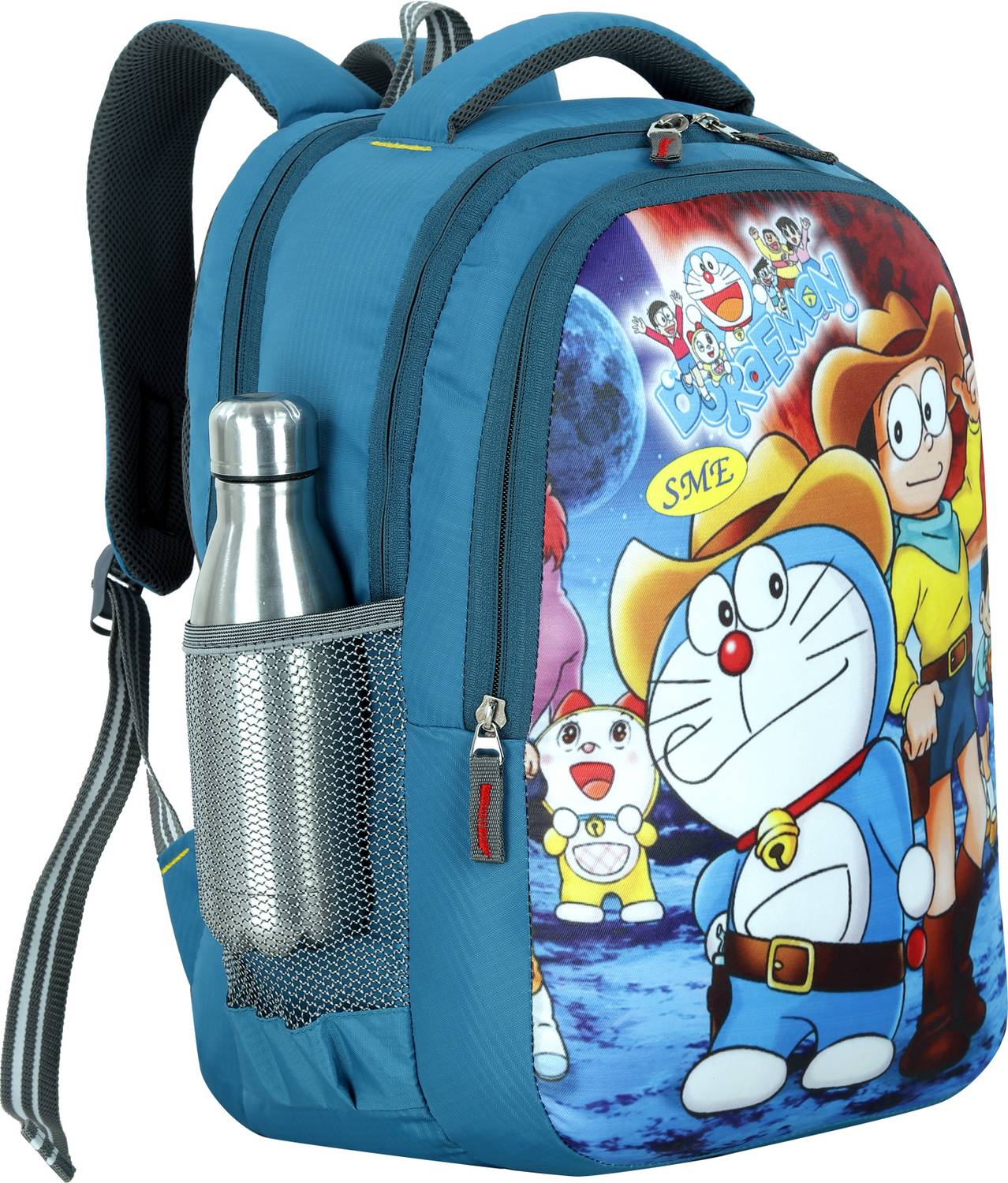 bayo Doraemon 47cm school bag for1st/2nd & 3rd class Lighteight for Boys & Girls Waterproof Backpack