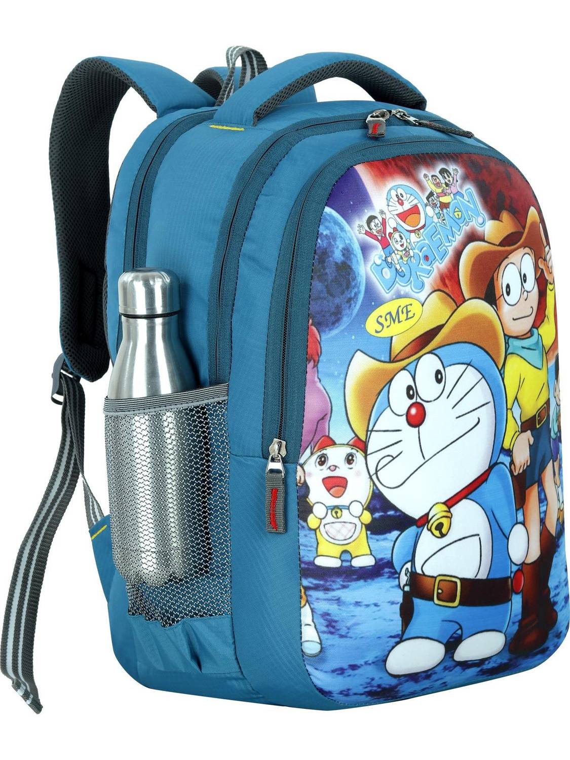 Banon Doraemon 47cm For 1st/2nd/3rd/4th & 5th class Lightweight school Bag Boys/Girls Waterproof Laptop Sleeve/Cover