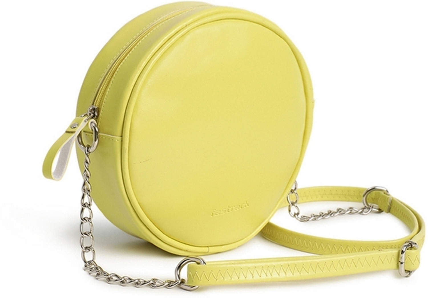 Image of Fastrack Solid Casual Celery Green Sling Bag Sling Bag