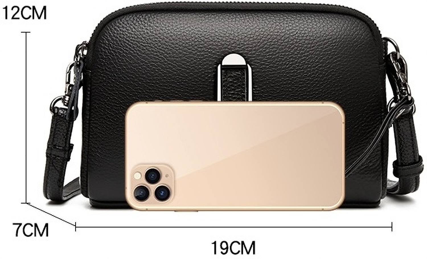 Image of ketmart Crossbody Bags for Women, Medium Size Shoulder Handbags (Color Black) Waterproof Shoulder Bag
