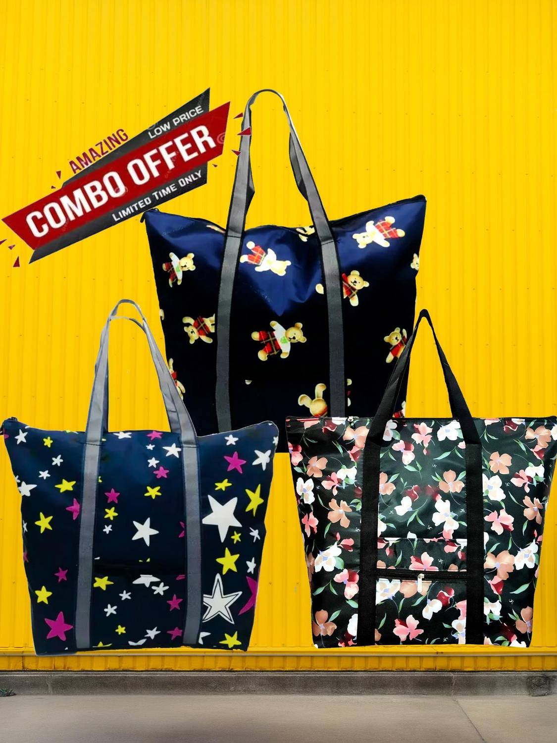 Amicoleben Daily Use Hand Bags Shoulder Bags Grocery and Other shopping item purpose Waterproof Shoulder Bag