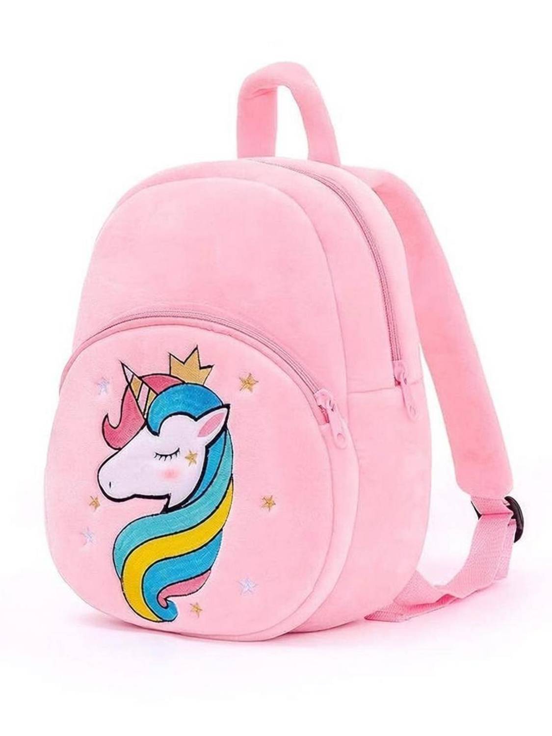BlingNBeats UNICORN Plush Bag for 2 to 6 years kids 10L School Bag