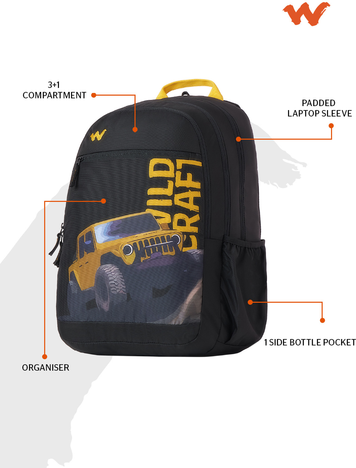 Image of Wildcraft Off Road LPBP 45L Pro Waterproof Backpack