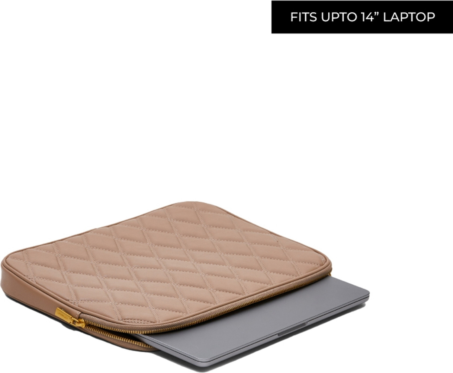 Image of Miraggio Lena Laptop Sleeve Laptop Sleeve /Cover (Beige, 1 L)