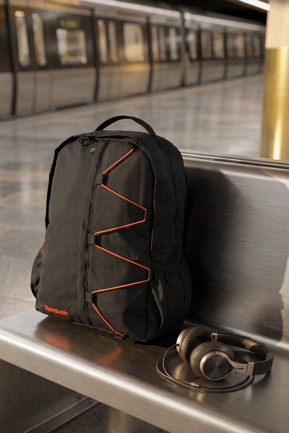 Image of REEBOK Small 17 L Laptop Backpack STREET MOTION (Black)