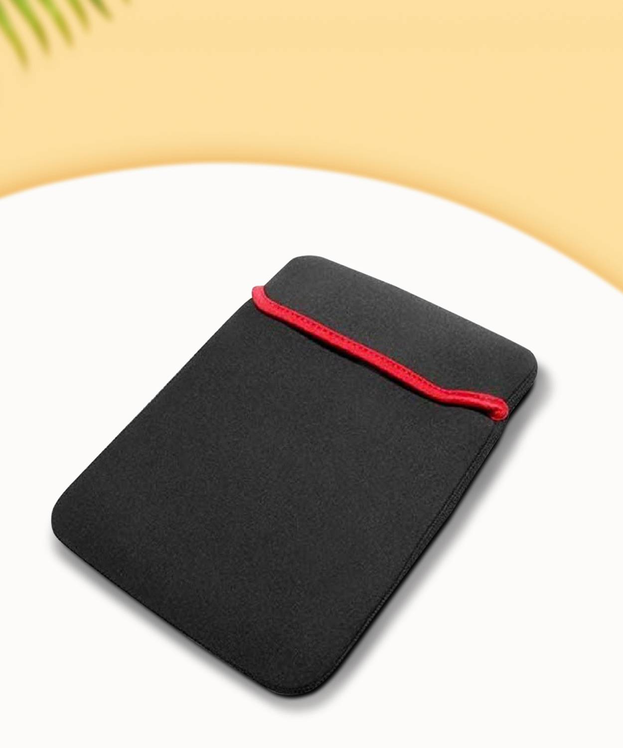 Nsinc 15.6 Inch Laptop Sleeve Back Cover Case Reversible Pouch (Black, Red) Waterproof Laptop Sleeve/Cover