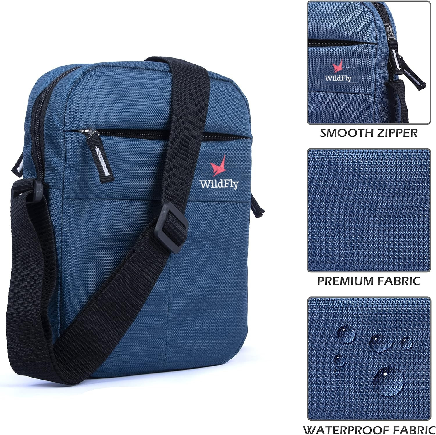 Image of IMPEX Men Sling Bag for Travelling /Casual use Waterproof Sling Bag