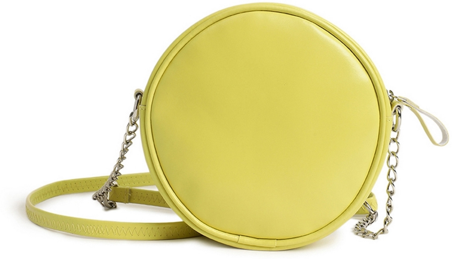 Image of Fastrack Solid Casual Celery Green Sling Bag Sling Bag