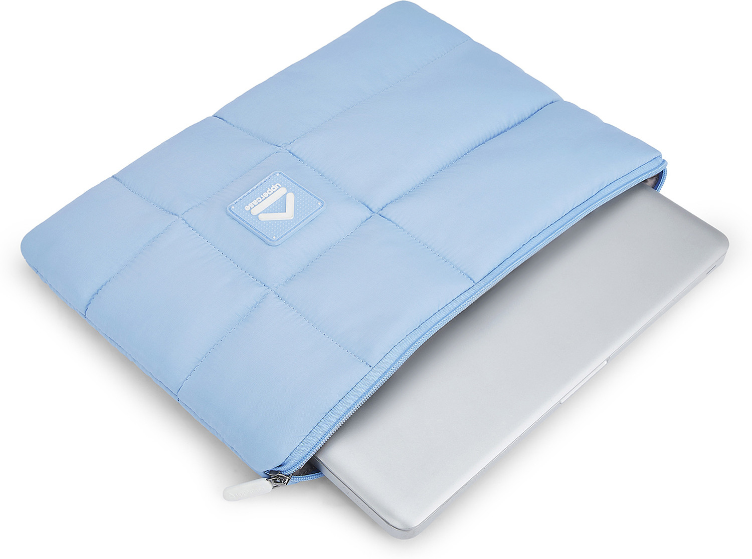 Image of Uppercase Hashtag 16-Inch Padded Compact Laptop Case with Durable Design (Blue) Waterproof Laptop Sleeve /Cover