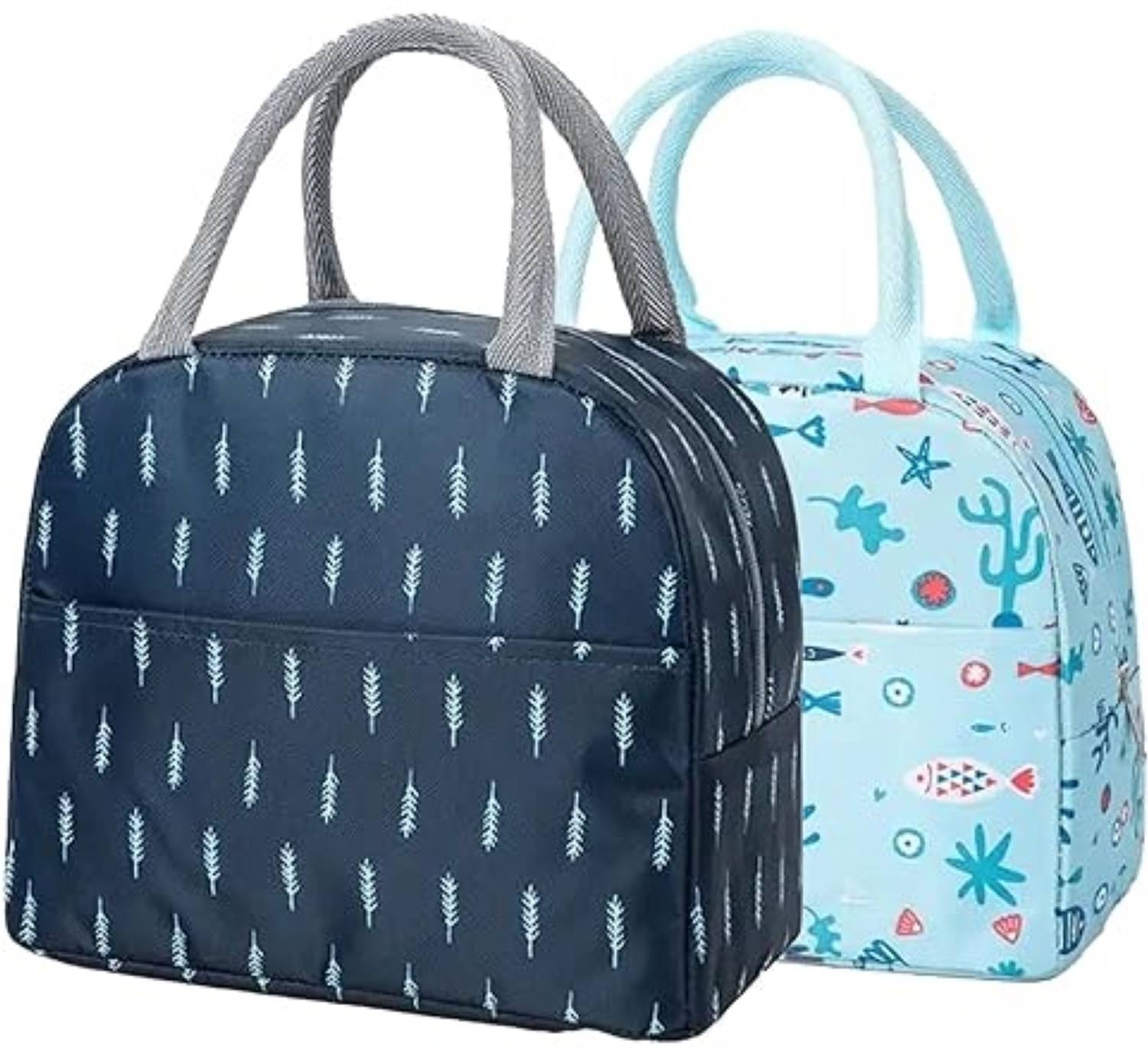 CABINCLUB Insulated Lunch Bags Combo of 2 Waterproof Lunch Bag
