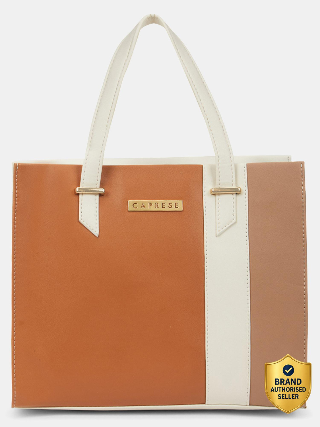 Caprese Deer Satchel Medium Alpine Oat Bag for Women Shoulder Bag