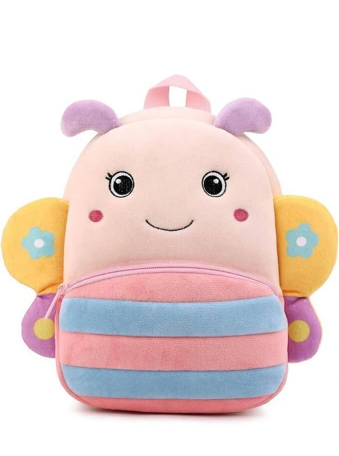 HappyChild Toddler Plush Animal Cartoon Mini Bag for Baby Girl Boy 2-6 Years 10 L Backpack
