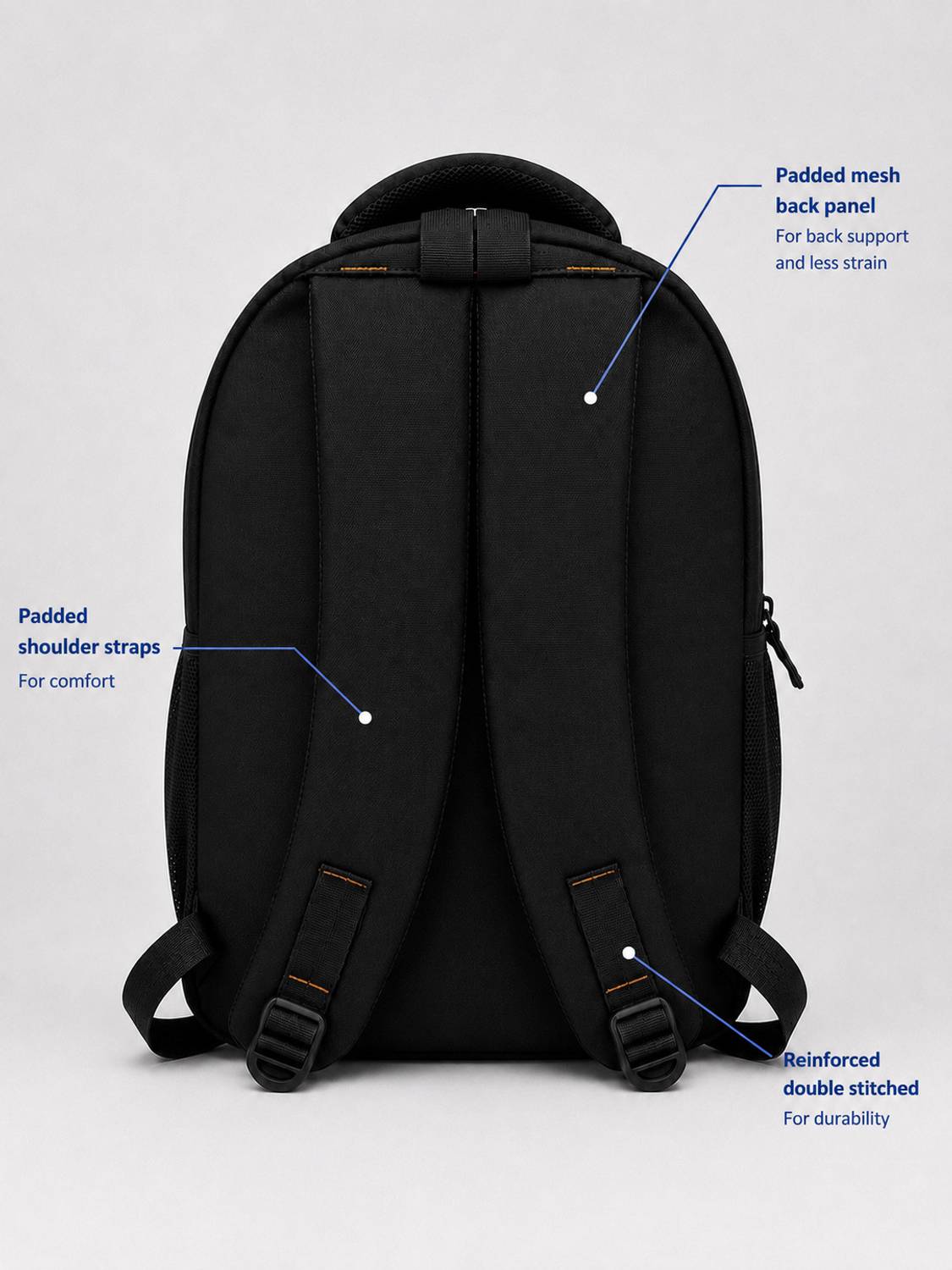 Viabags Alpha Waterproof Backpack Black - Image 2