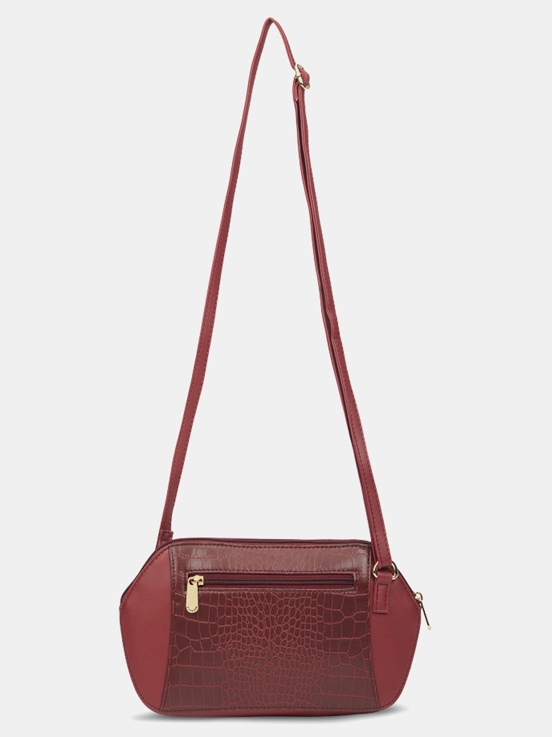 Image of Caprese York Sling Small Cherry Red Bag for Women Sling Bag