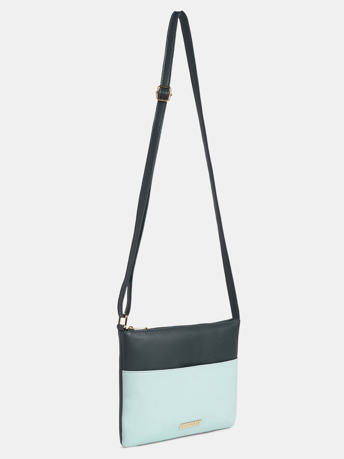 Image of Caprese Kiwi Sling Medium Navy Blue Bag for Women Sling Bag