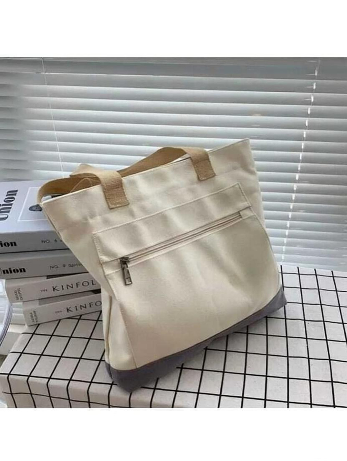 Image of DECENT BAG Women Beige Tote