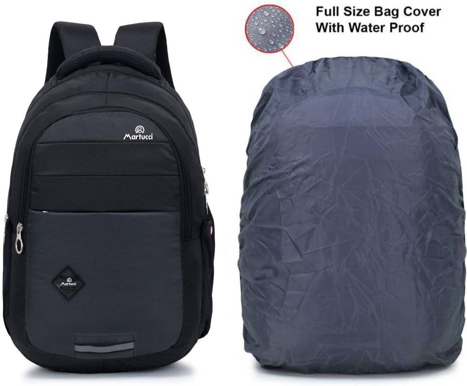 Martucci H F Laptop Waterproof School Bag Black - Image 5