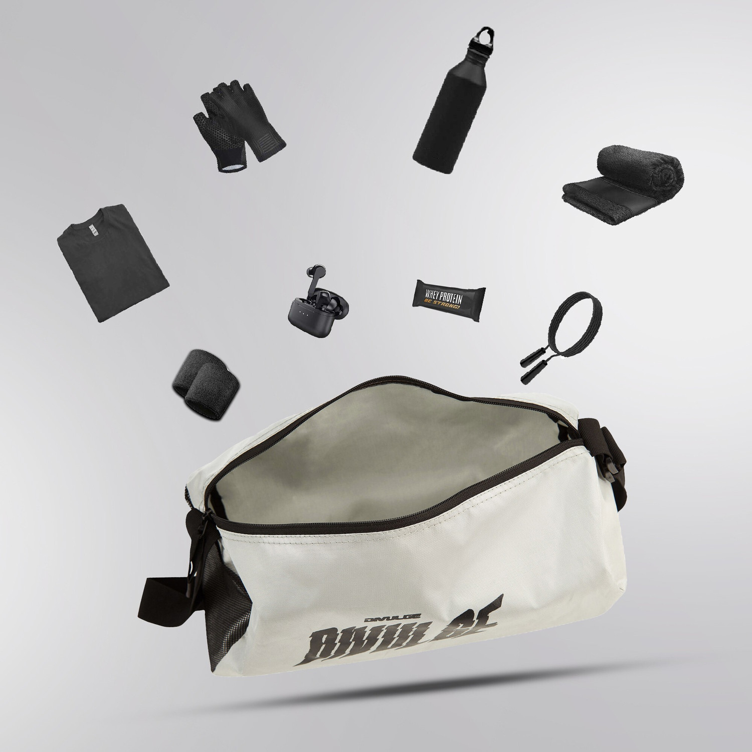 Image of divulge Small 12 L Backpack Duffle Bag, Yoga Bag, Gym Bags Sports Bag For Men And Women (12 Lts) (Silver)