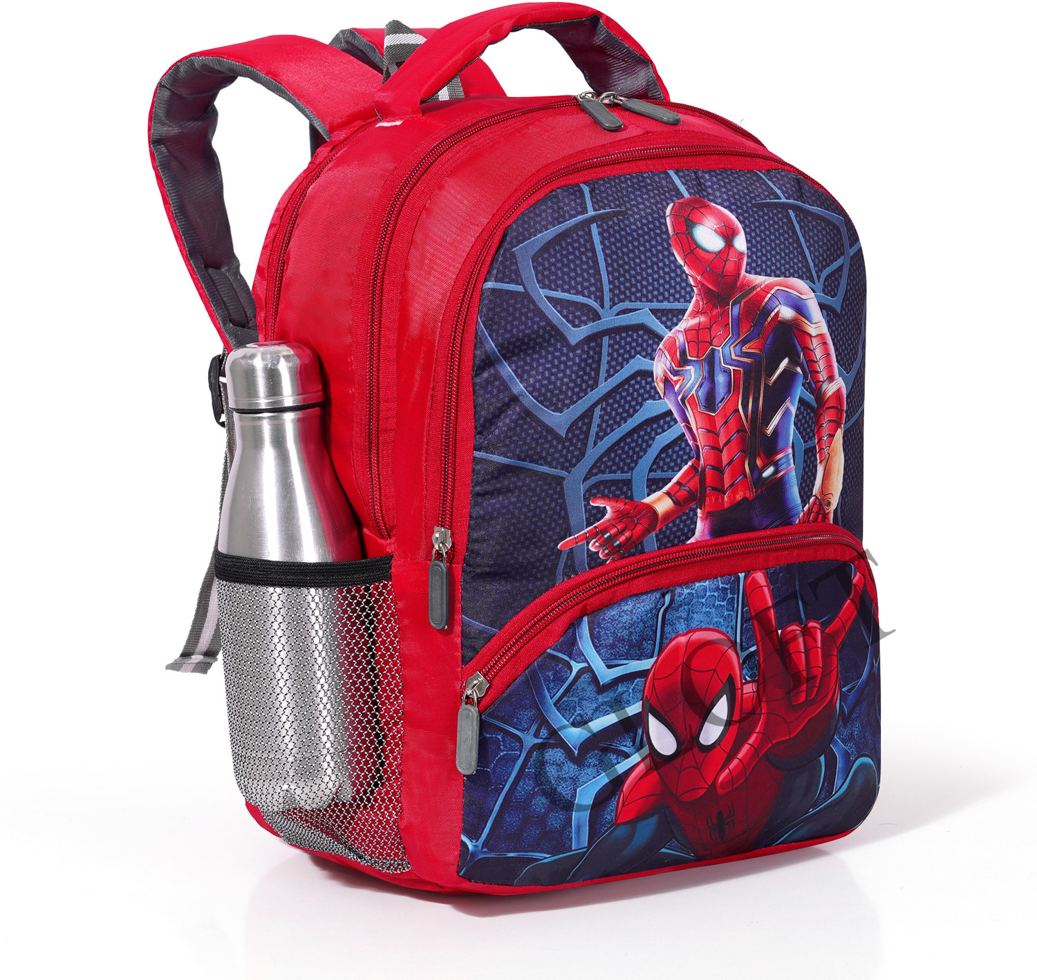 Image of Akram garments Kids Spider Man cartoon School Backpack Bag for Boy 3-7 Years Waterproof School Bag