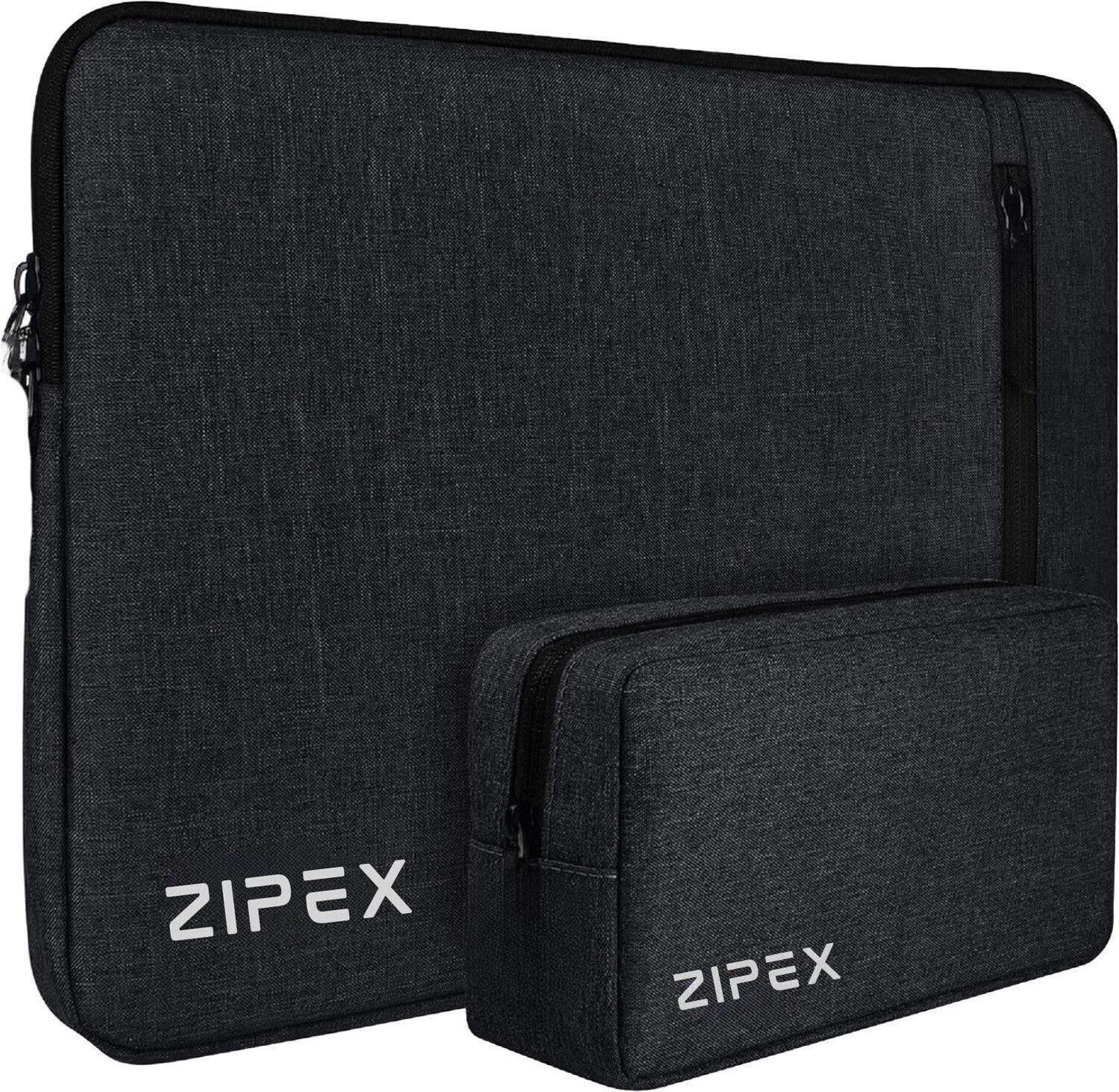 Image of ZIPEX PHOTONIC Laptop Case With Charger Pouch | for All 15-15 .6 Inch Laptops | Waterproof Laptop Sleeve /Cover