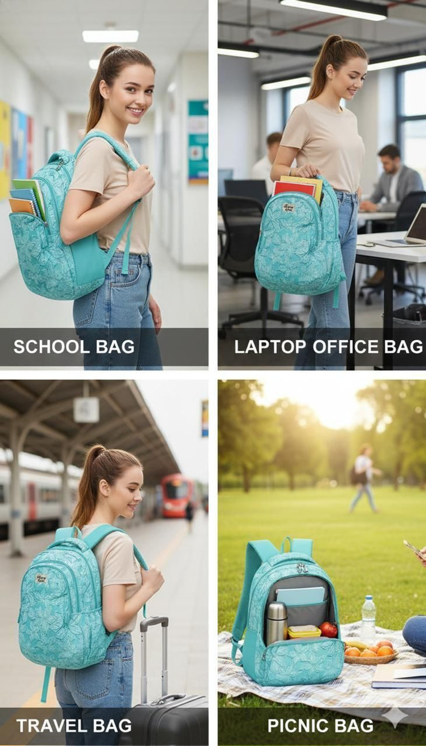 Image of Dejan Backpack for Boys Girls Kids Unisex Bag Laptop Bag Daypack Waterproof School Bag 34 L Laptop Backpack