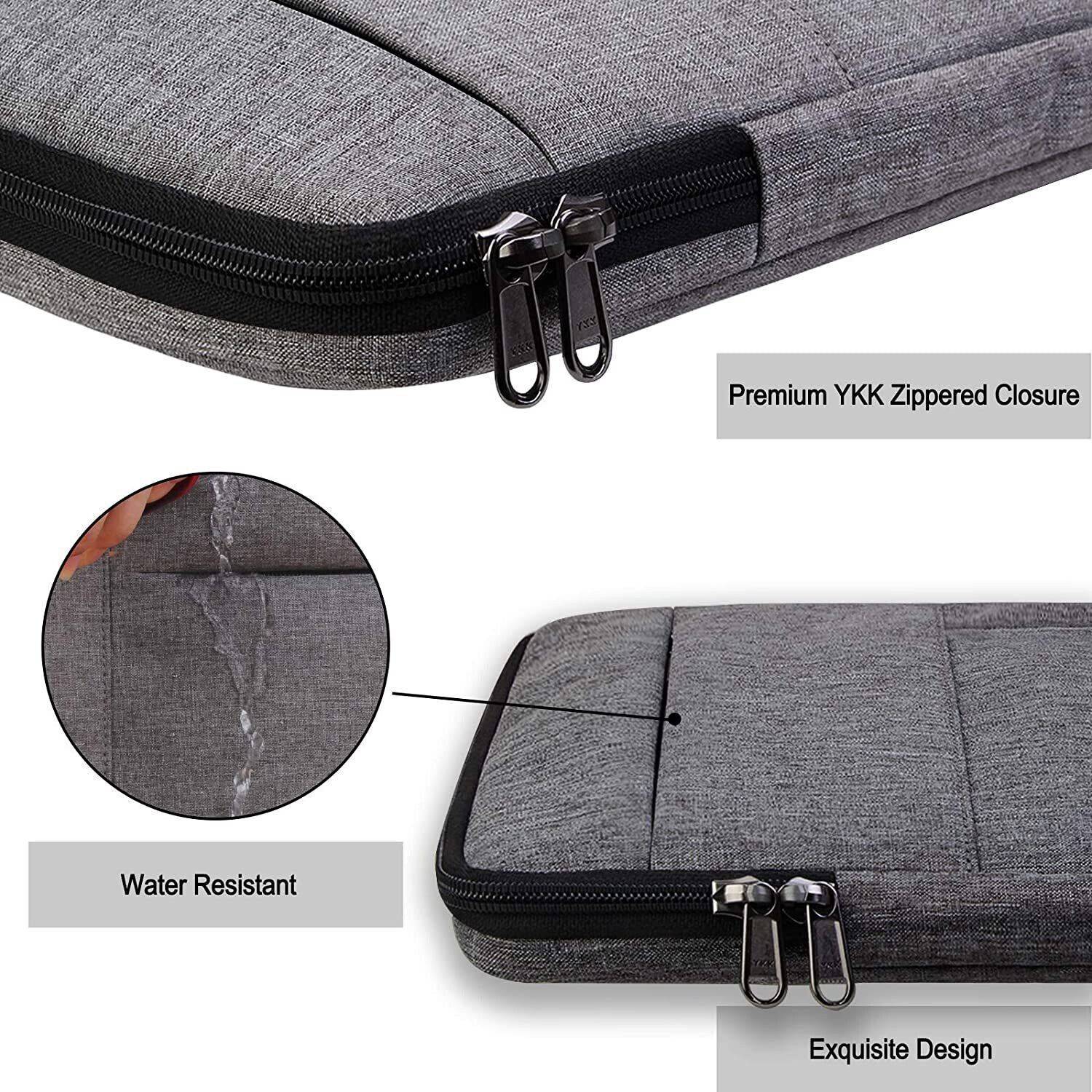 Straplt Grey 15-16 Inch Laptop Messenger Bag - Image 4