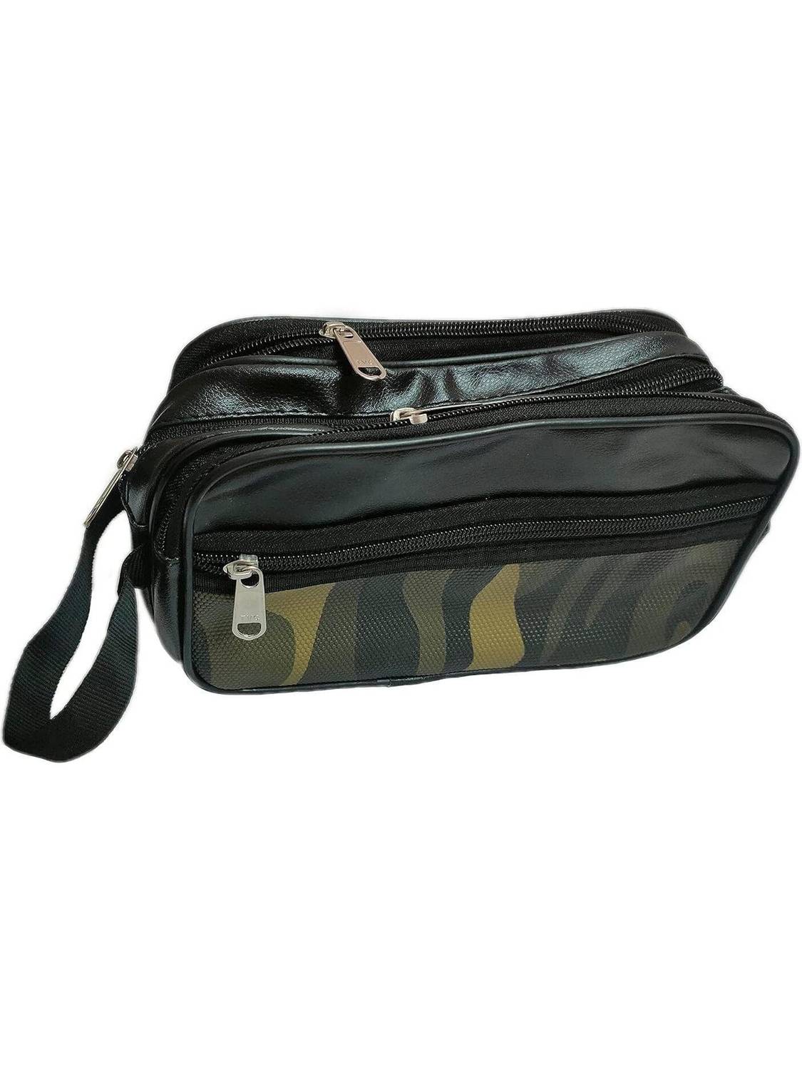 AMF Collections Shaving Kit/Bag Black Waterproof Backpack
