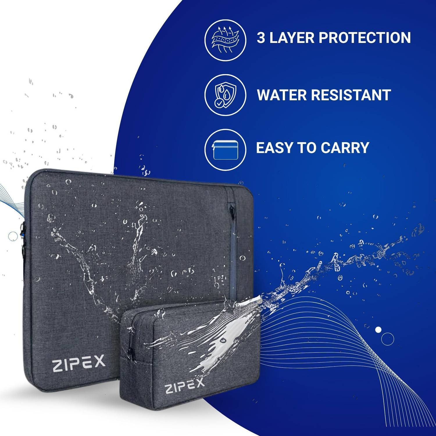 ZIPEX PHOTONIC Laptop Case 15-15.6 Inch - Image 4