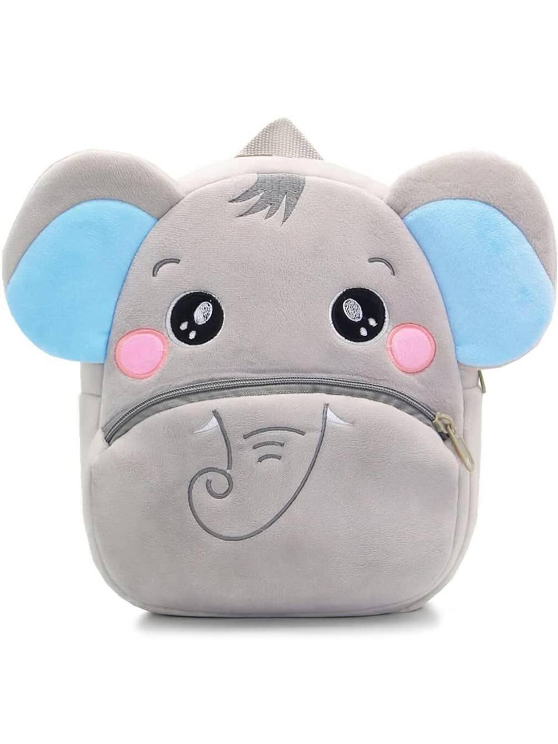 HappyChild Toddler Bag Plush Animal Cartoon Mini Bag for Baby Girl Boy 2-6 Years 10 L Backpack