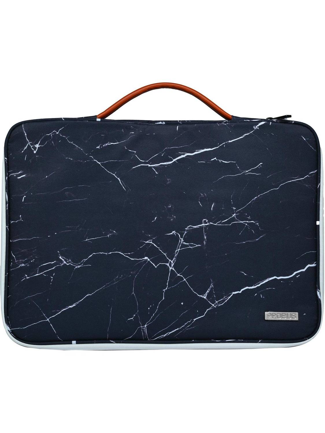 Probus 15.6 Inch Printed Laptop Bag Sleeve - Black Marble Laptop Sleeve/Cover