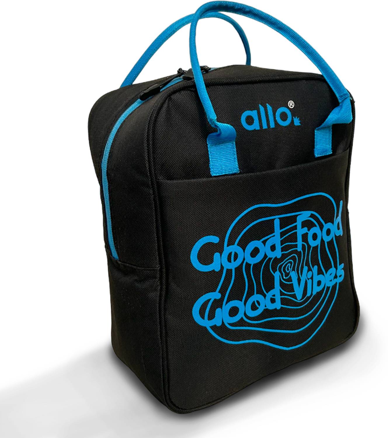 Allo Leakproof, Water and Dust Resistant Multipurpose Lunch Bag for Office, Blue Waterproof Lunch Bag
