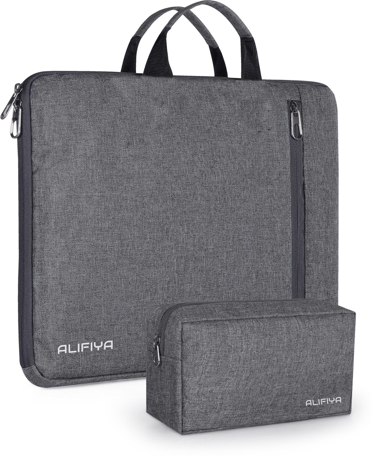 Image of Alifiya Macbook Bag Case with Handle & Charger Pouch for Men and Women Laptop Sleeve /Cover