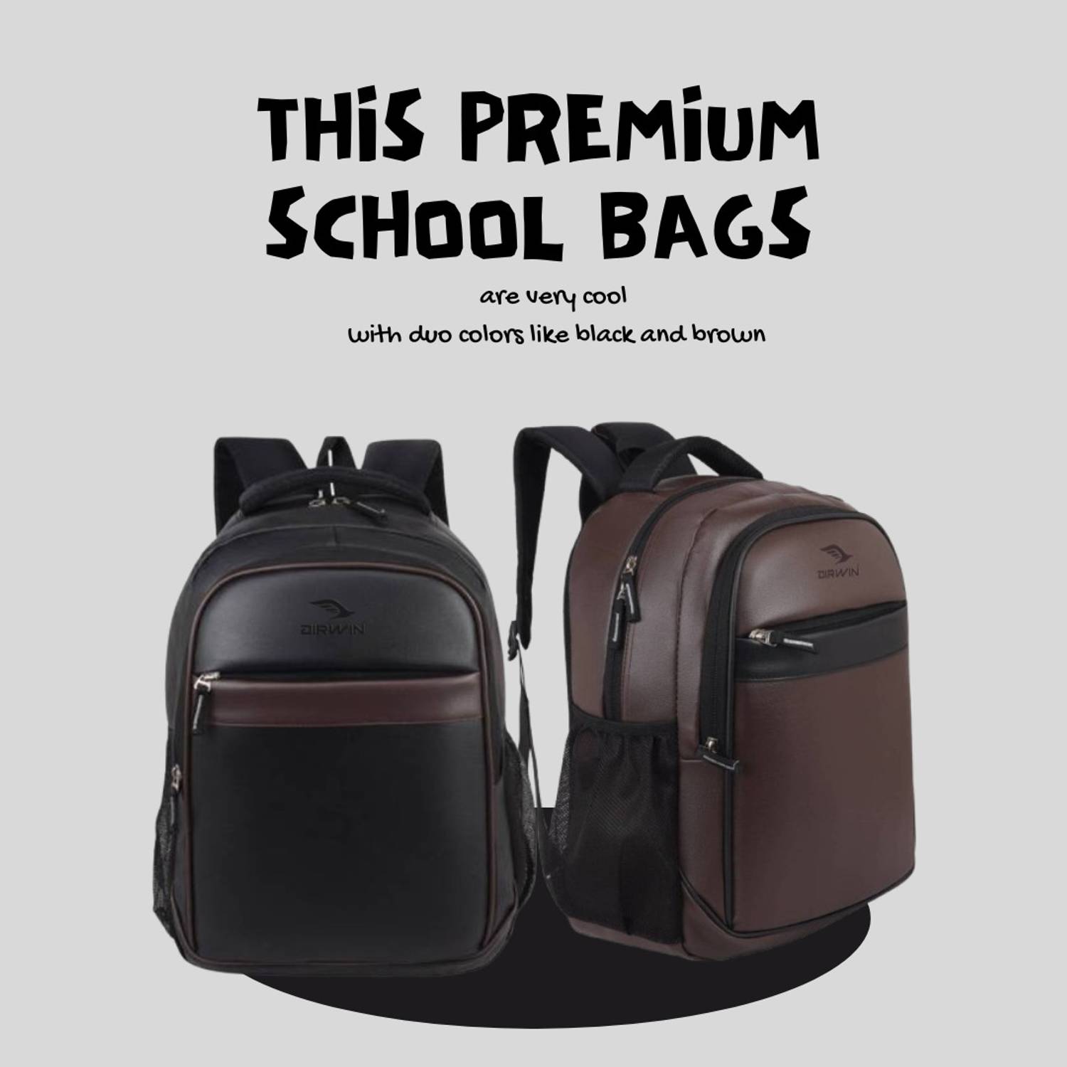 Airwin 25L Leather Laptop Backpack - Image 5